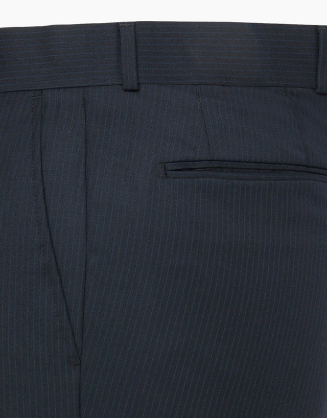 Hollywood Navy Stripe Suit Trouser