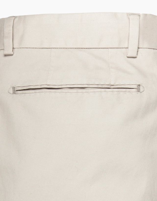 Beck Cream Twill Washed Chinos