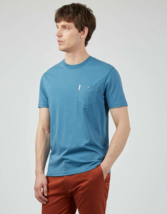 Ben Sherman Signature Pocket Wedgewood Blue T-shirt