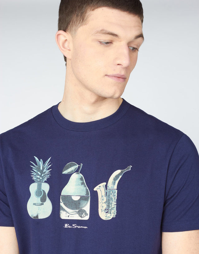 Ben Sherman Banana Split Marine Tee