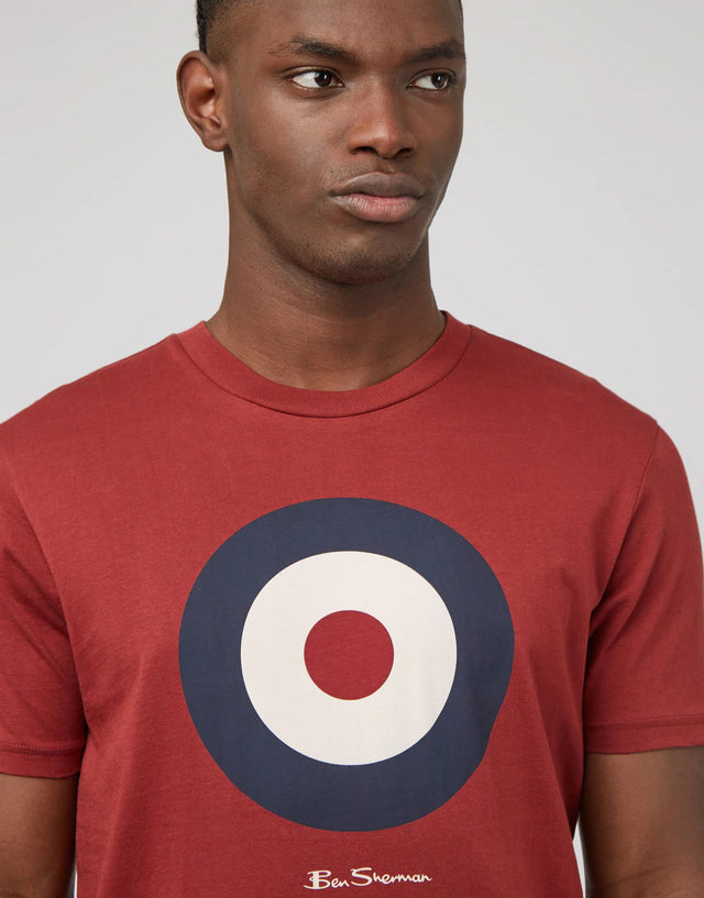 Ben Sherman Signature Target Claret T-Shirt