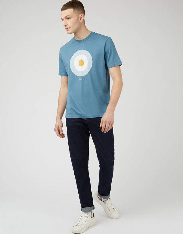 Ben Sherman Target Blue Shadow T-Shirt