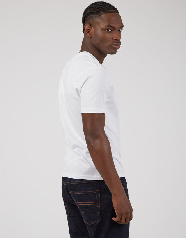 Ben Sherman Splice Target Tee White