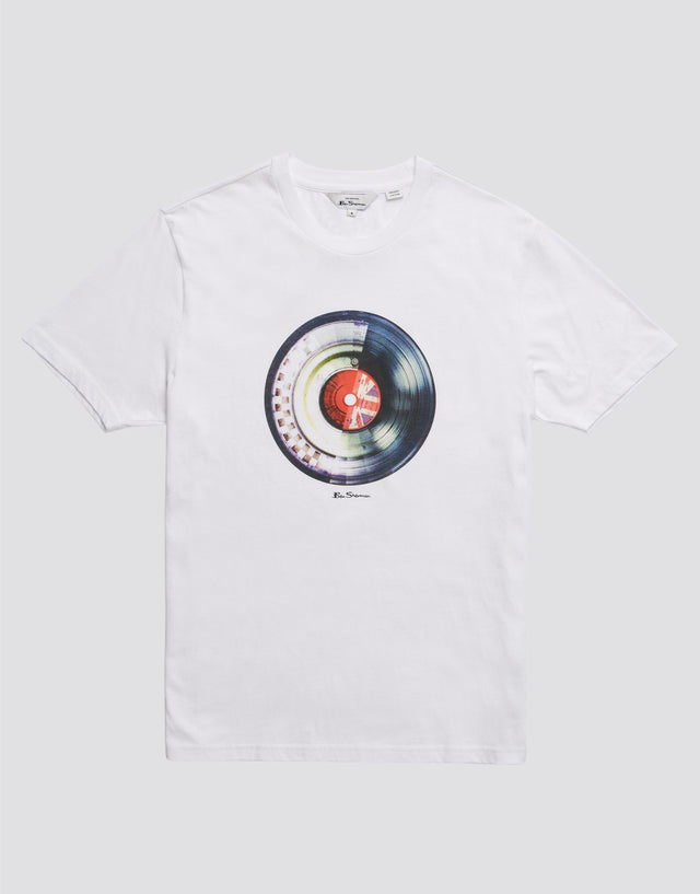 Ben Sherman Splice Target Tee White