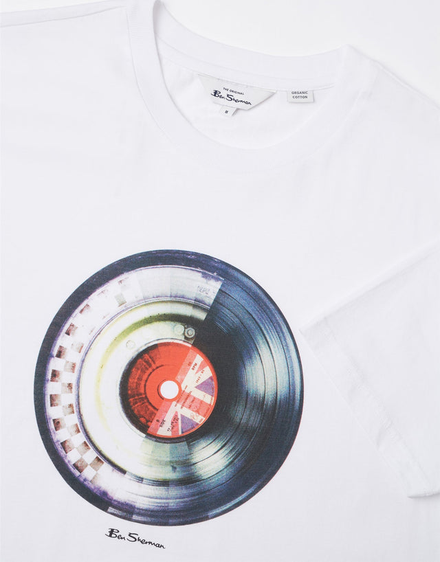 Ben Sherman Splice Target Tee White