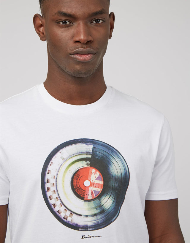 Ben Sherman Splice Target Tee White