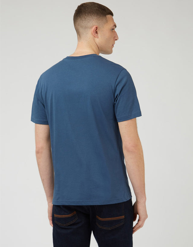 Ben Sherman Broadcasting Power Blue Denim T-Shirt