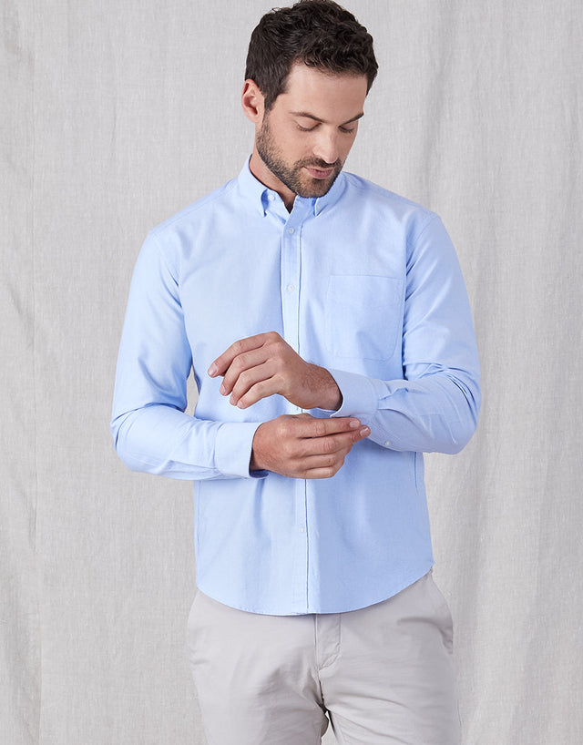 Ohope Light Blue Oxford Shirt