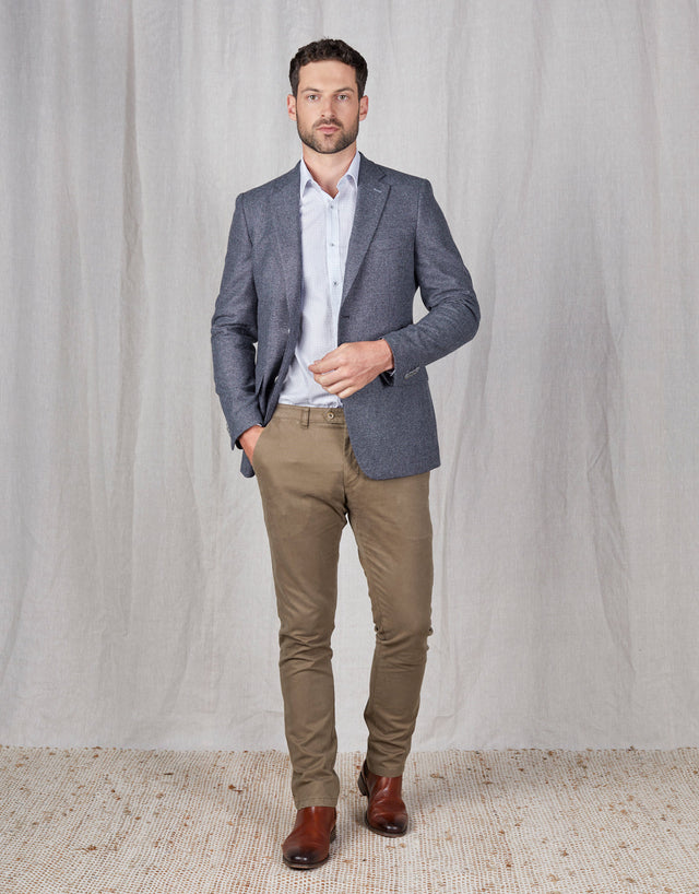 Soho Light Brown Twill Chinos