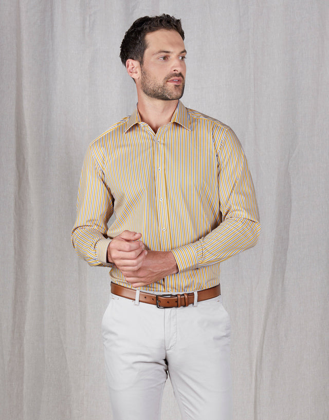 London Yellow Stripe Shirt