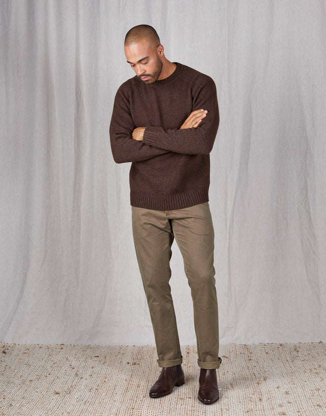 Soho Light Brown Twill Chinos