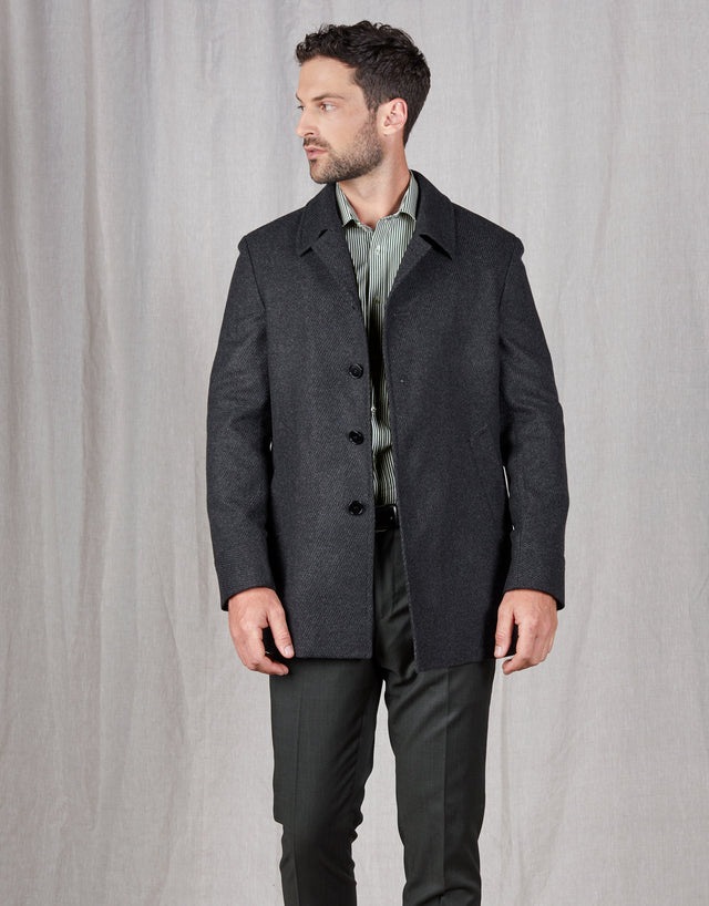 Highbury Charcoal Carcoat