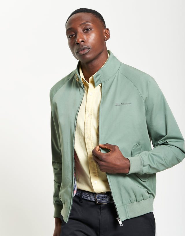 Ben Sherman Harrington Pale Khaki Casual Jacket