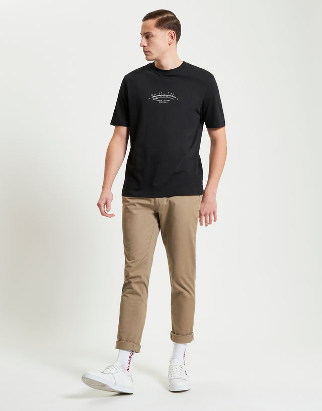 Ben Sherman Radio Vibe Black T-Shirt
