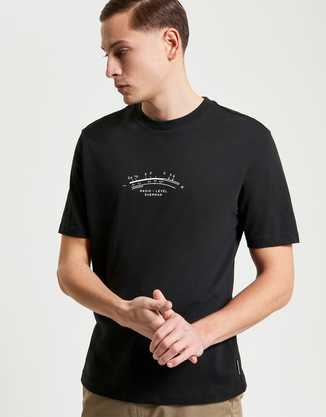 Ben Sherman Radio Vibe Black T-Shirt