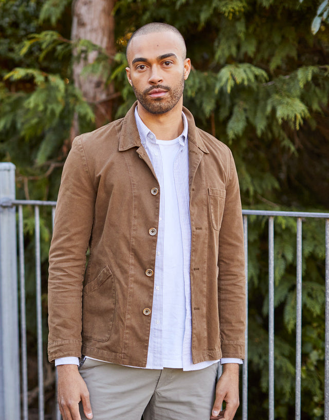 Cunningham Brown Overshirt Jacket