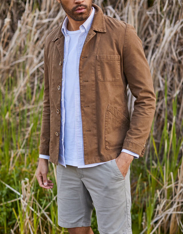 Cunningham Brown Overshirt Jacket