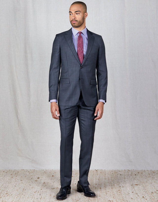 Cooper Navy Pinstripe Two Piece Suit