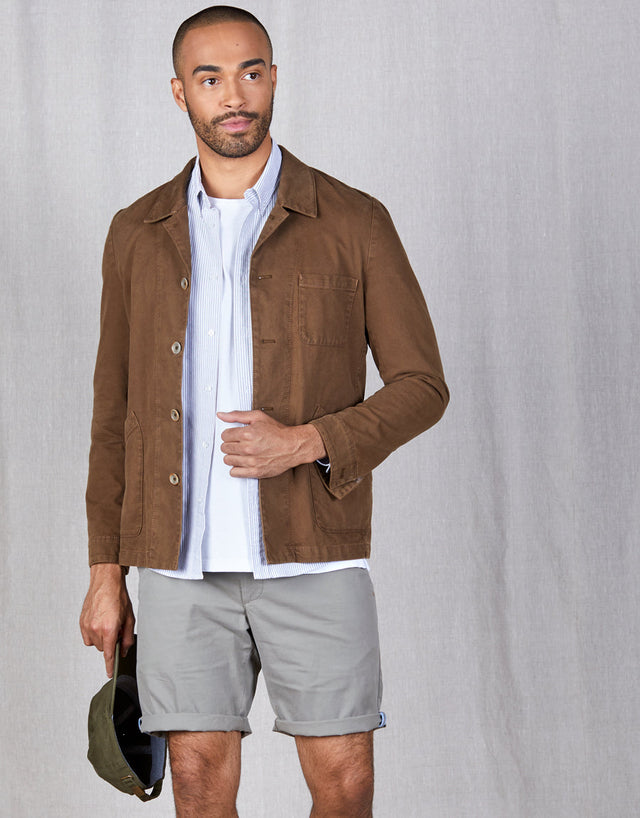 Cunningham Brown Overshirt Jacket