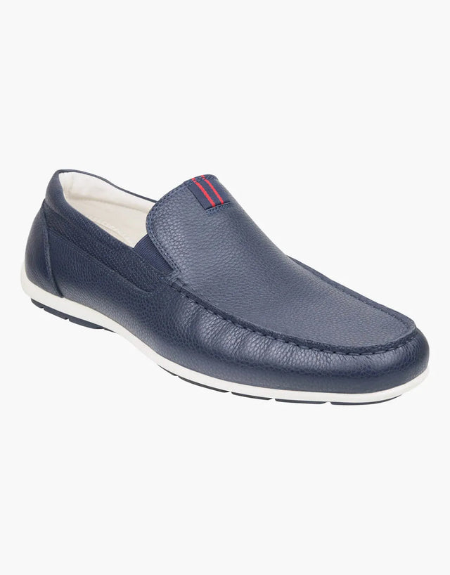 Florsheim Bermuda Navy Tumbled Slip On