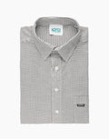 Aertex Taunton Black Micro Check Short Sleeve Polo Shirt