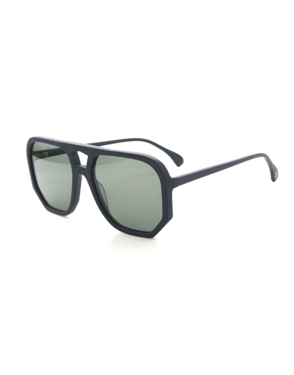 AGE Eyewear Wager Matt Black Sunglasses