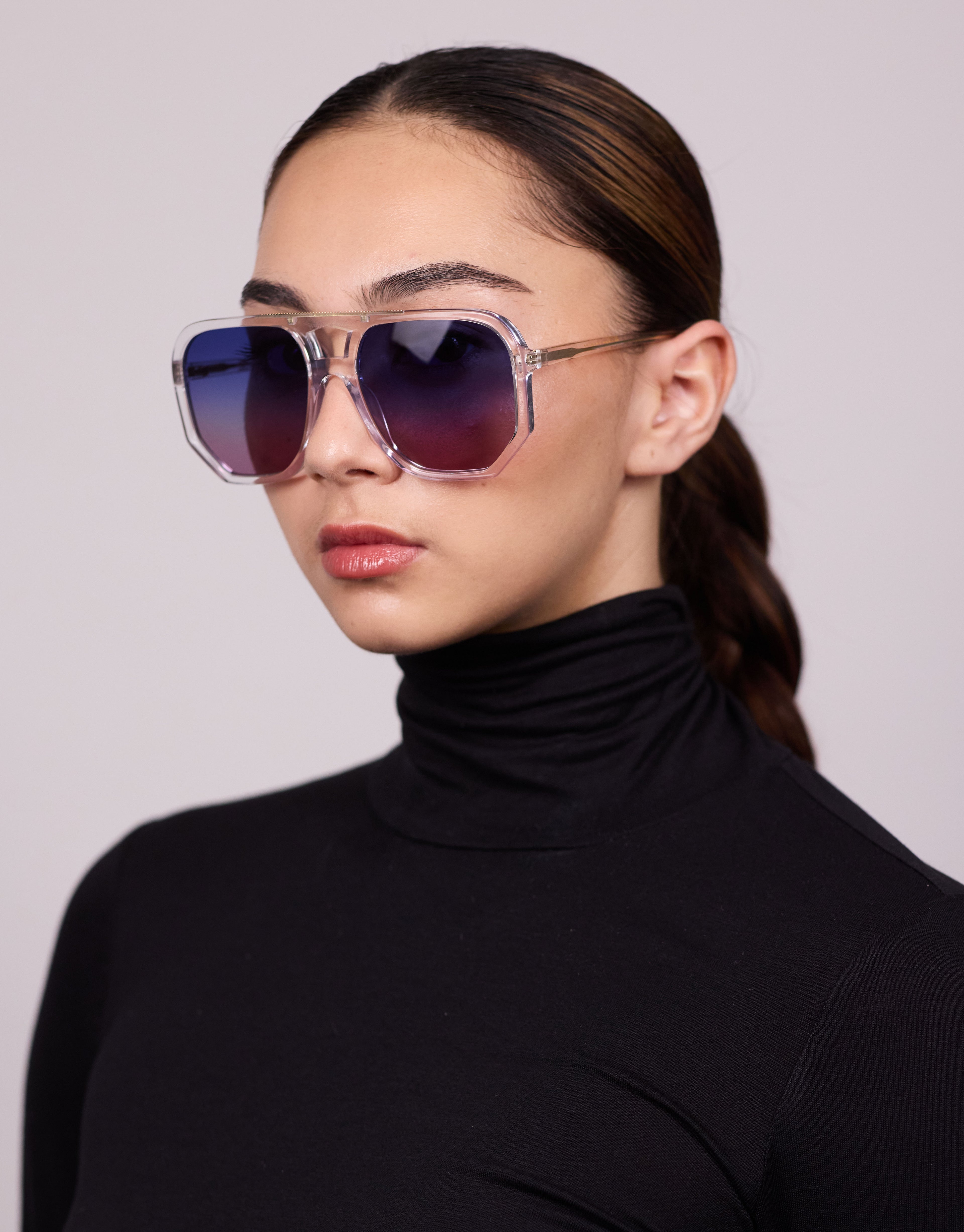 AGE Eyewear Wager Crystal Sunglasses