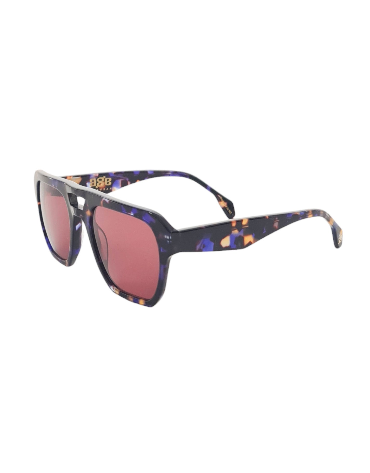AGE Eyewear Dosage Indigo Tortoiseshell Sunglasses