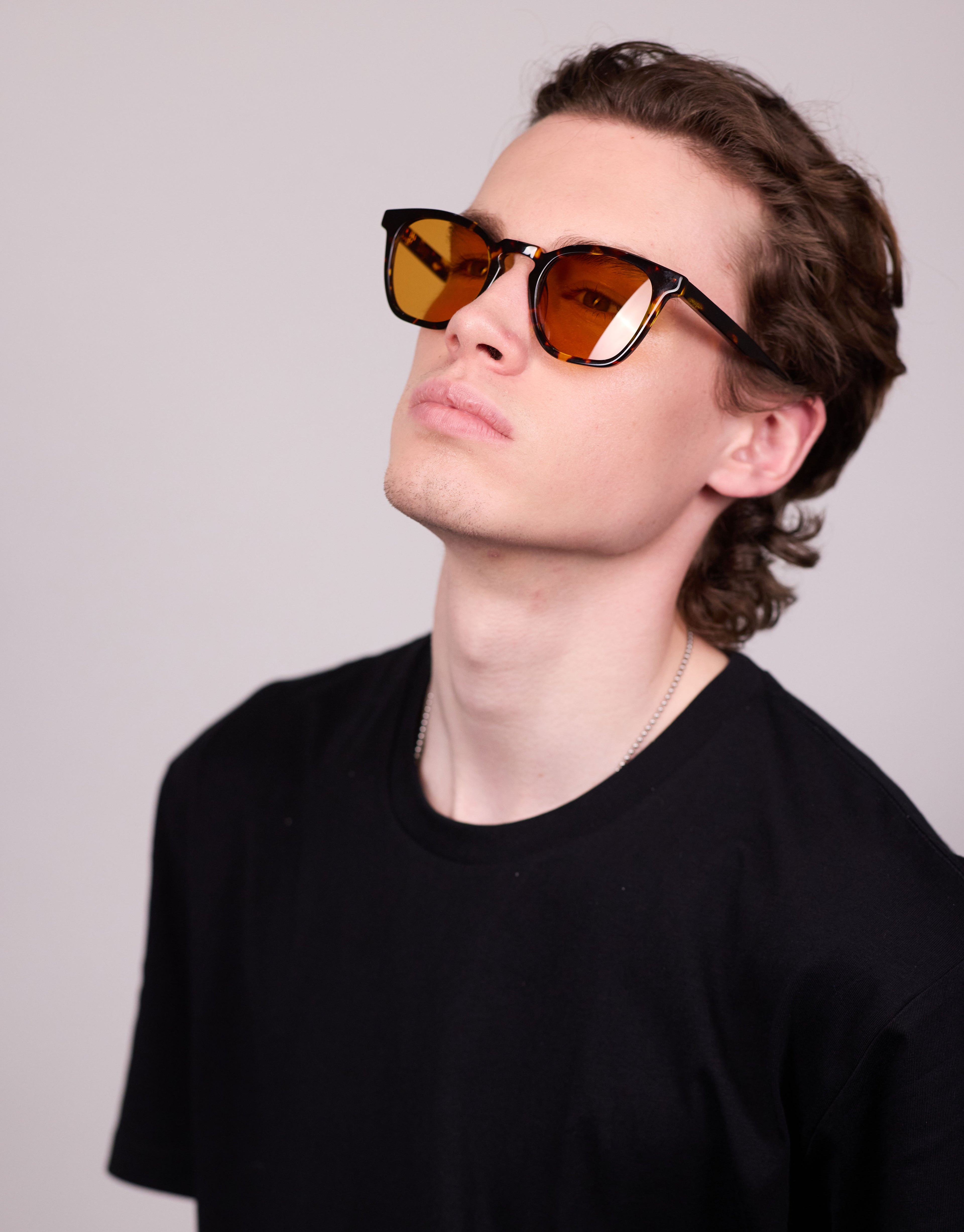 AGE Eyewear Page XL Brown Tortoiseshell Sunglasses
