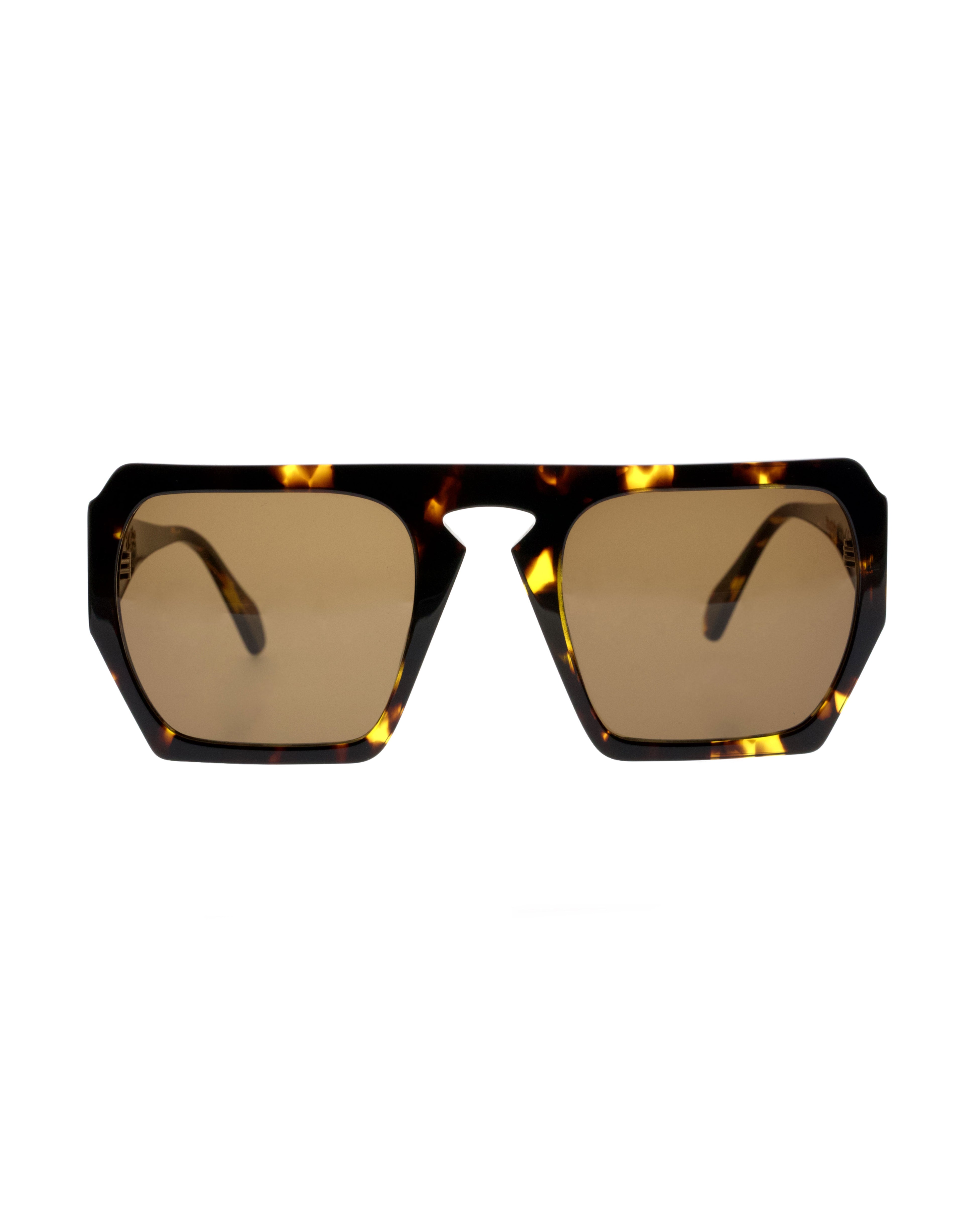 AGE Eyewear Engage Brown Tortoiseshell Sunglasses