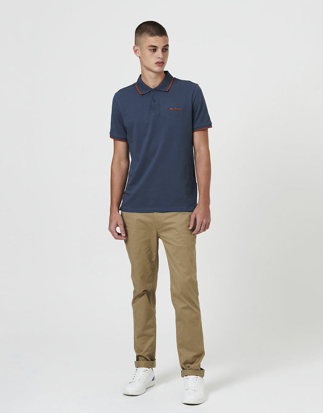 Ben Sherman Signature Blue Denim Polo