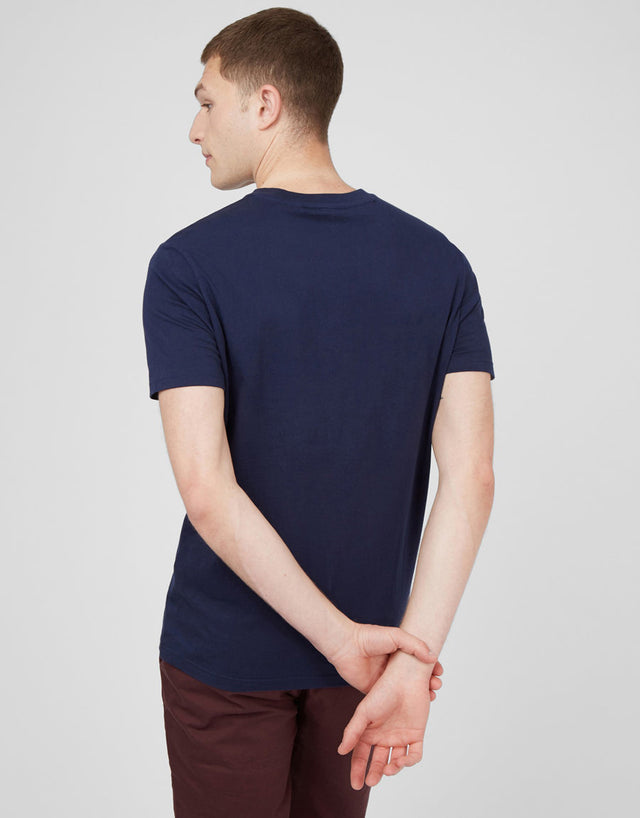 Ben Sherman Vintage Plectrum Tee Marine