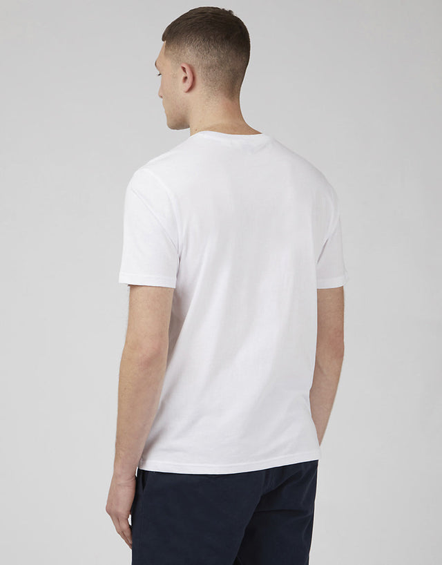 Ben Sherman Drop The Needle White T-Shirt