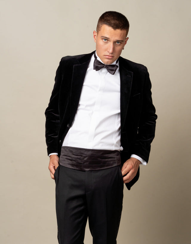 Black Self-Tie Bow Tie