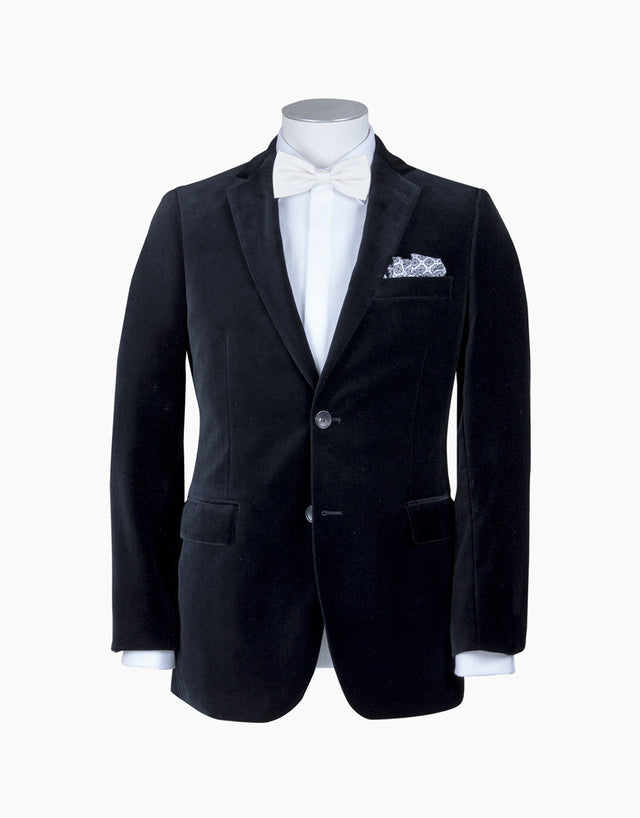 Cooper Black Velvet Blazer