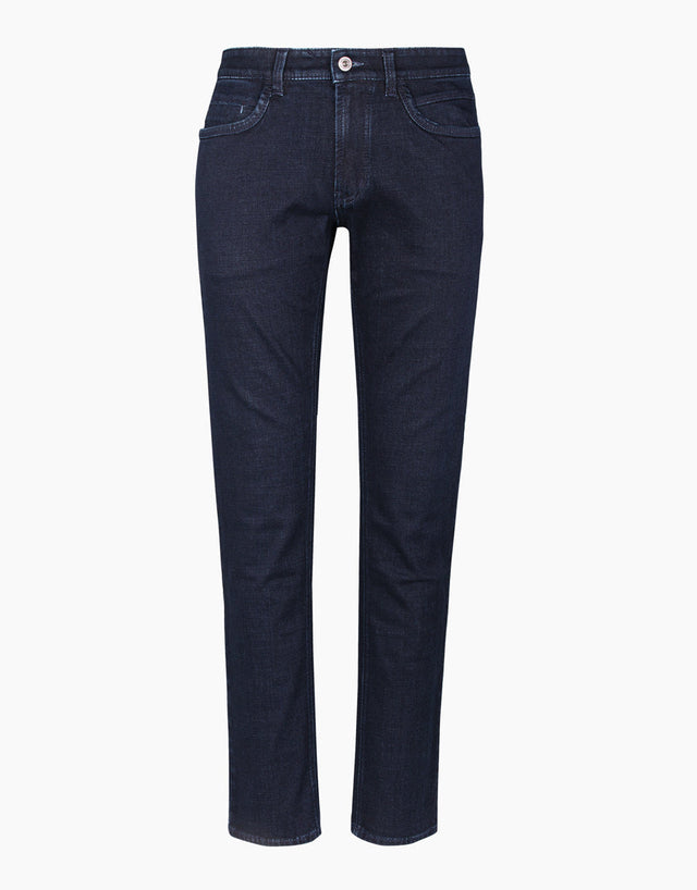 Kurt Jean Dark Blue Washed and Faded