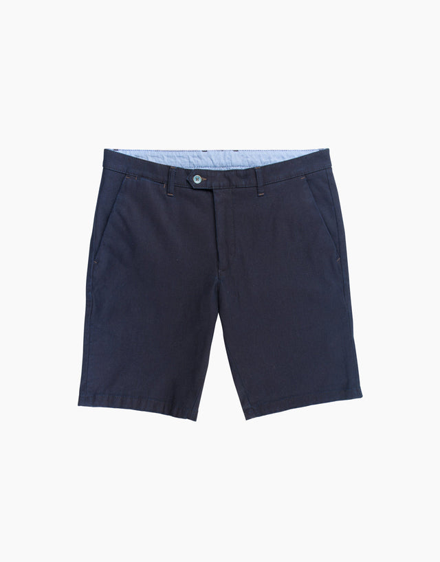 Sumner Textured Indigo Shorts