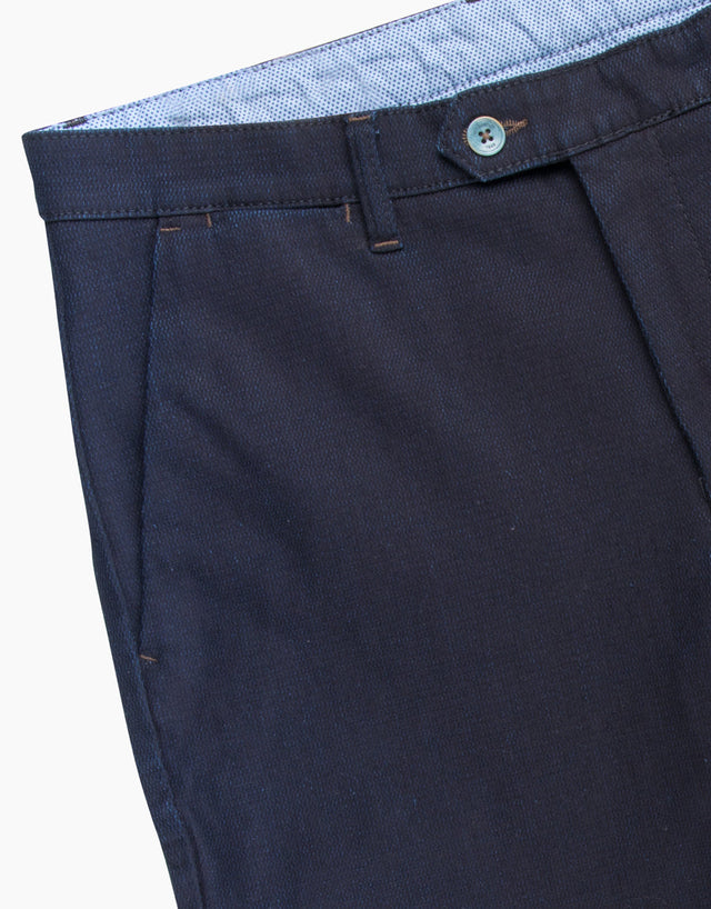 Sumner Textured Indigo Shorts