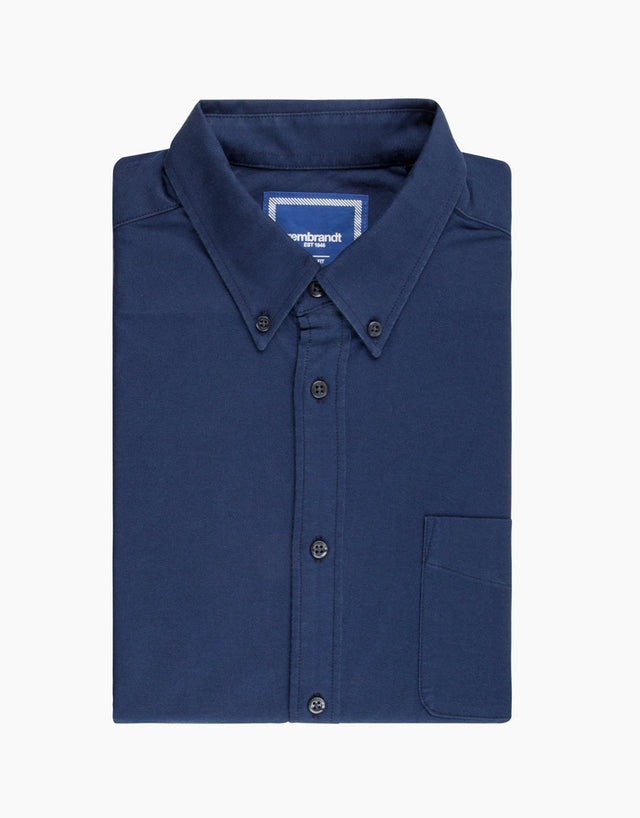 Ohope Navy Oxford Shirt