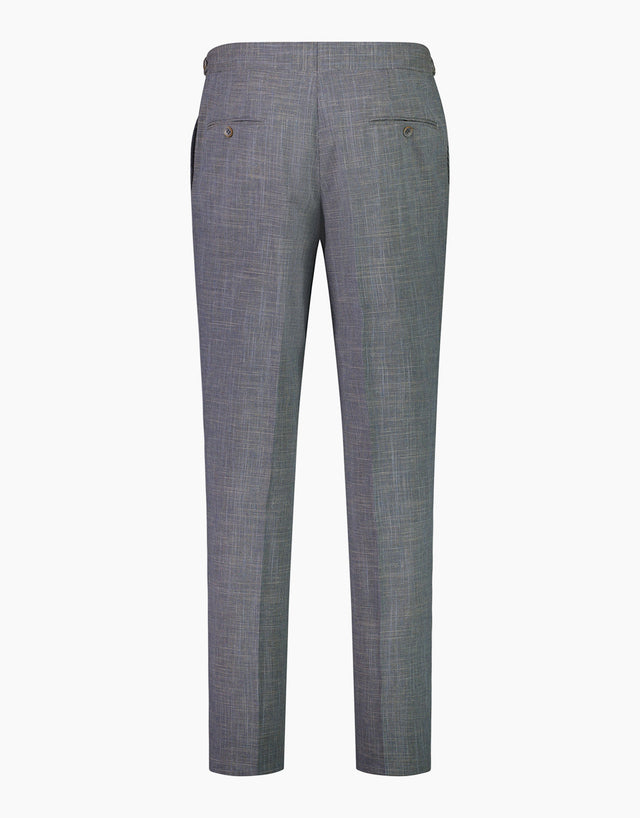 Evans Light Grey Dogstooth Trouser