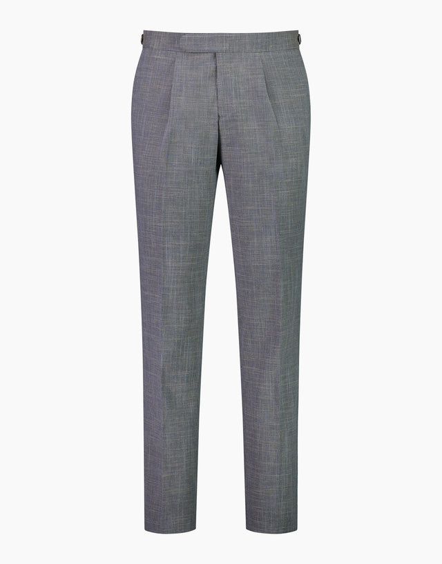 Evans Light Grey Dogstooth Trouser