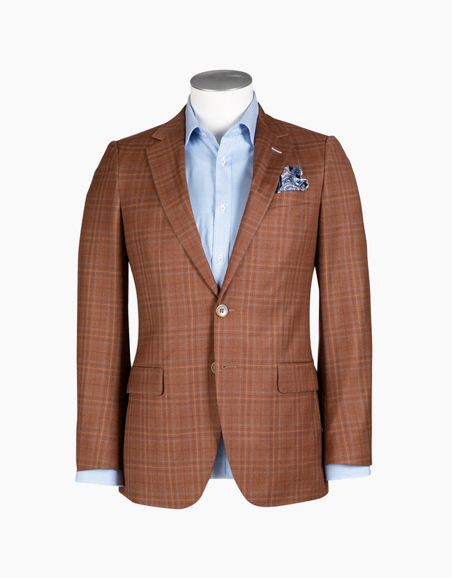 Hawker Orange Check Blazer