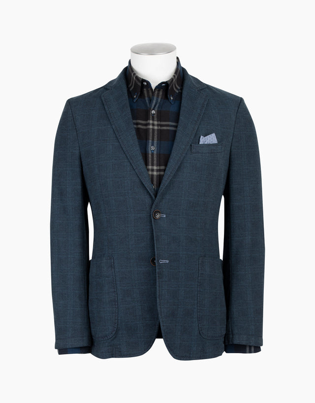 Spectre Navy Check Blazer