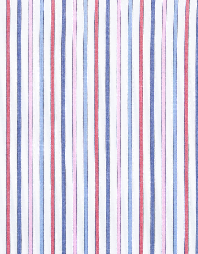 London Pink, Red & Blue Stripe Shirt