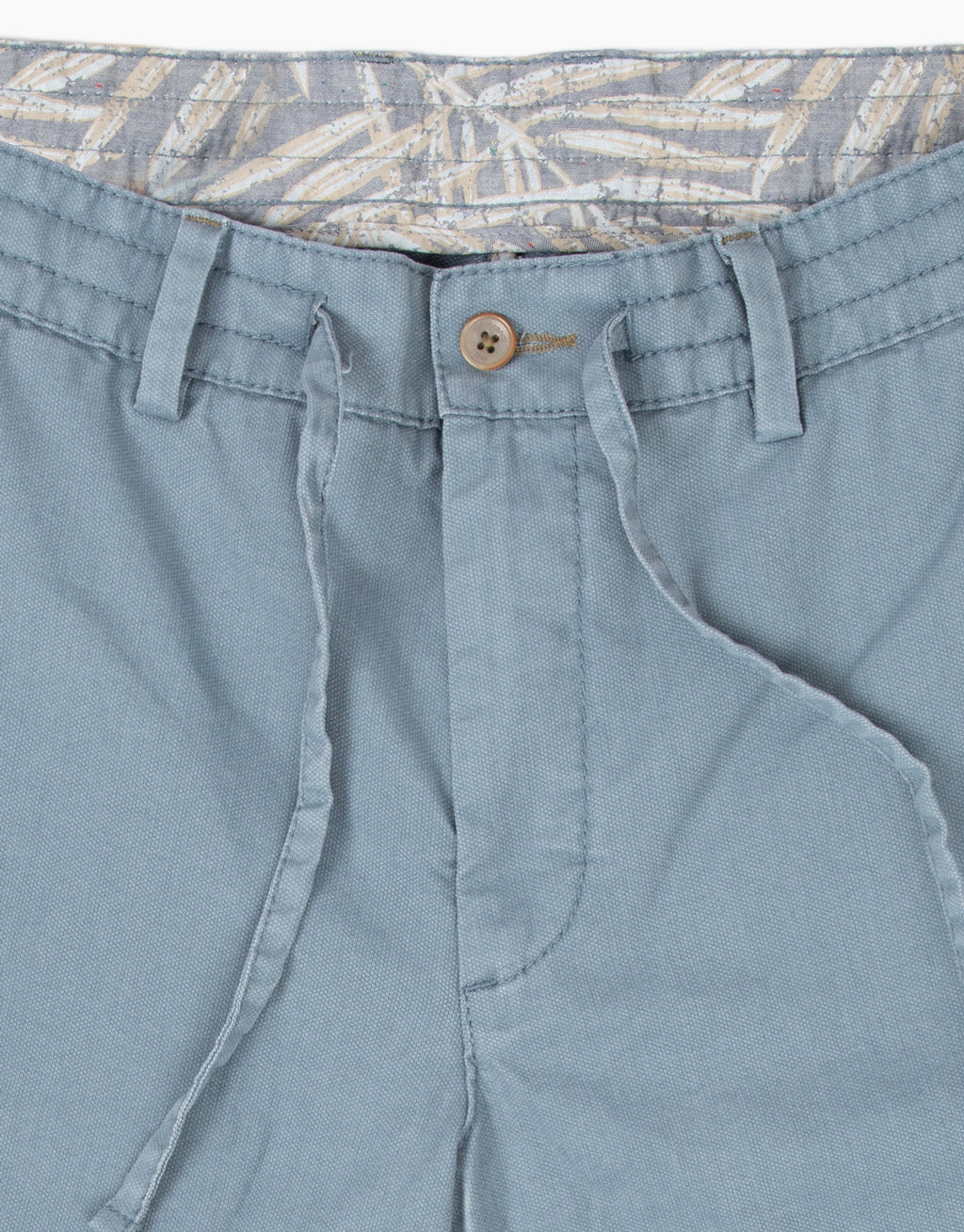Island Light Blue Drawstring Shorts