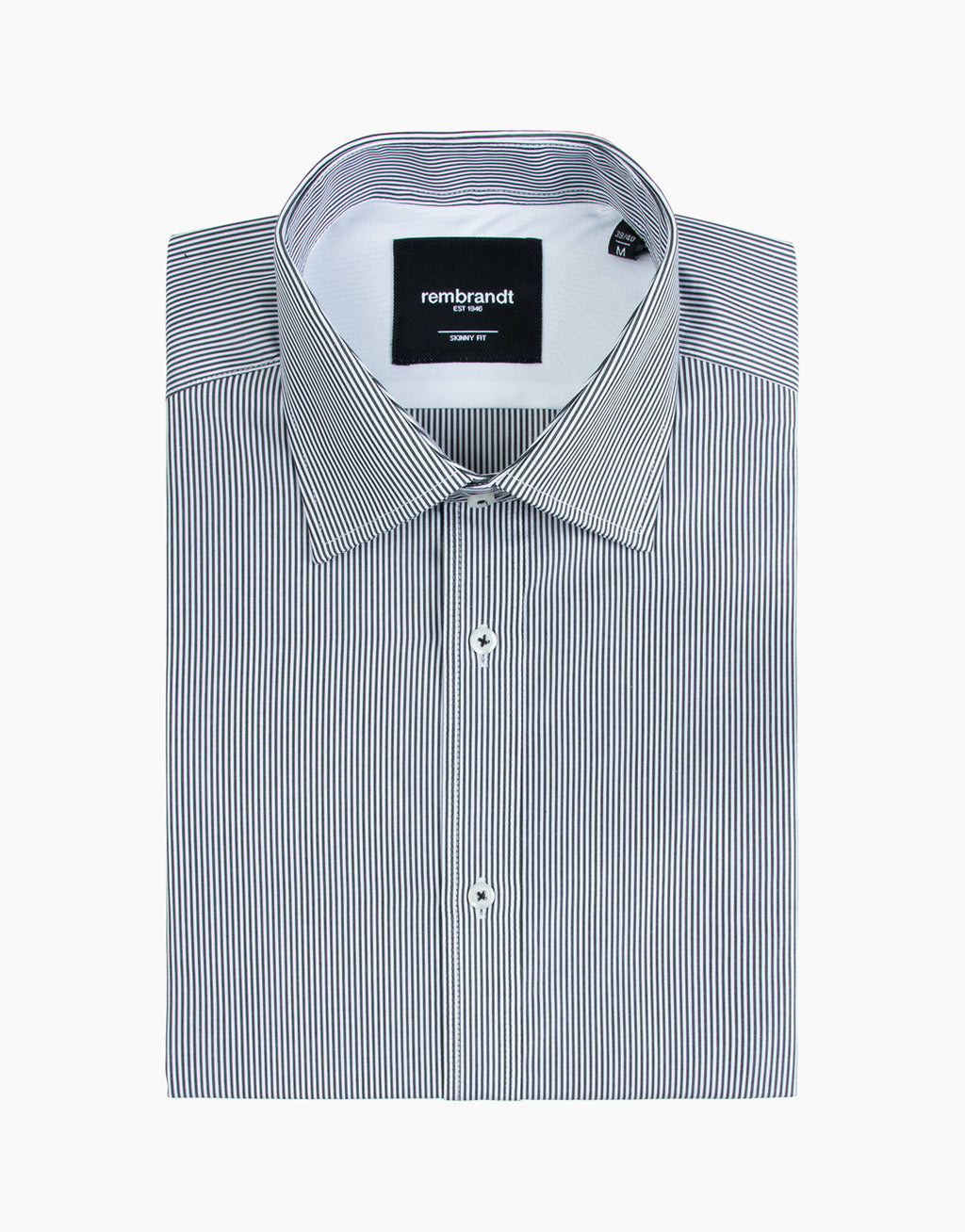 Banks Black Pencil Stripe Shirt