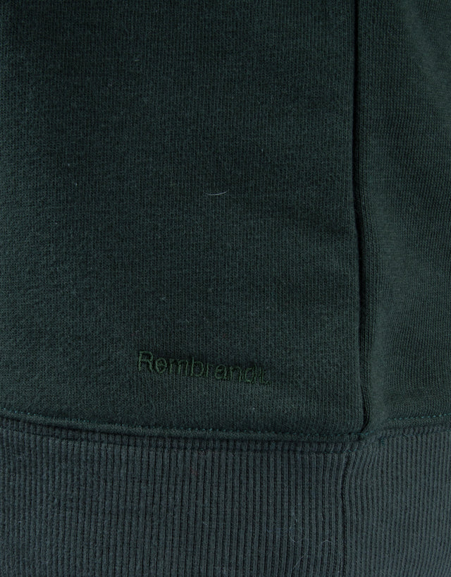 Champ Dark Green 1/4 Zip Sweater