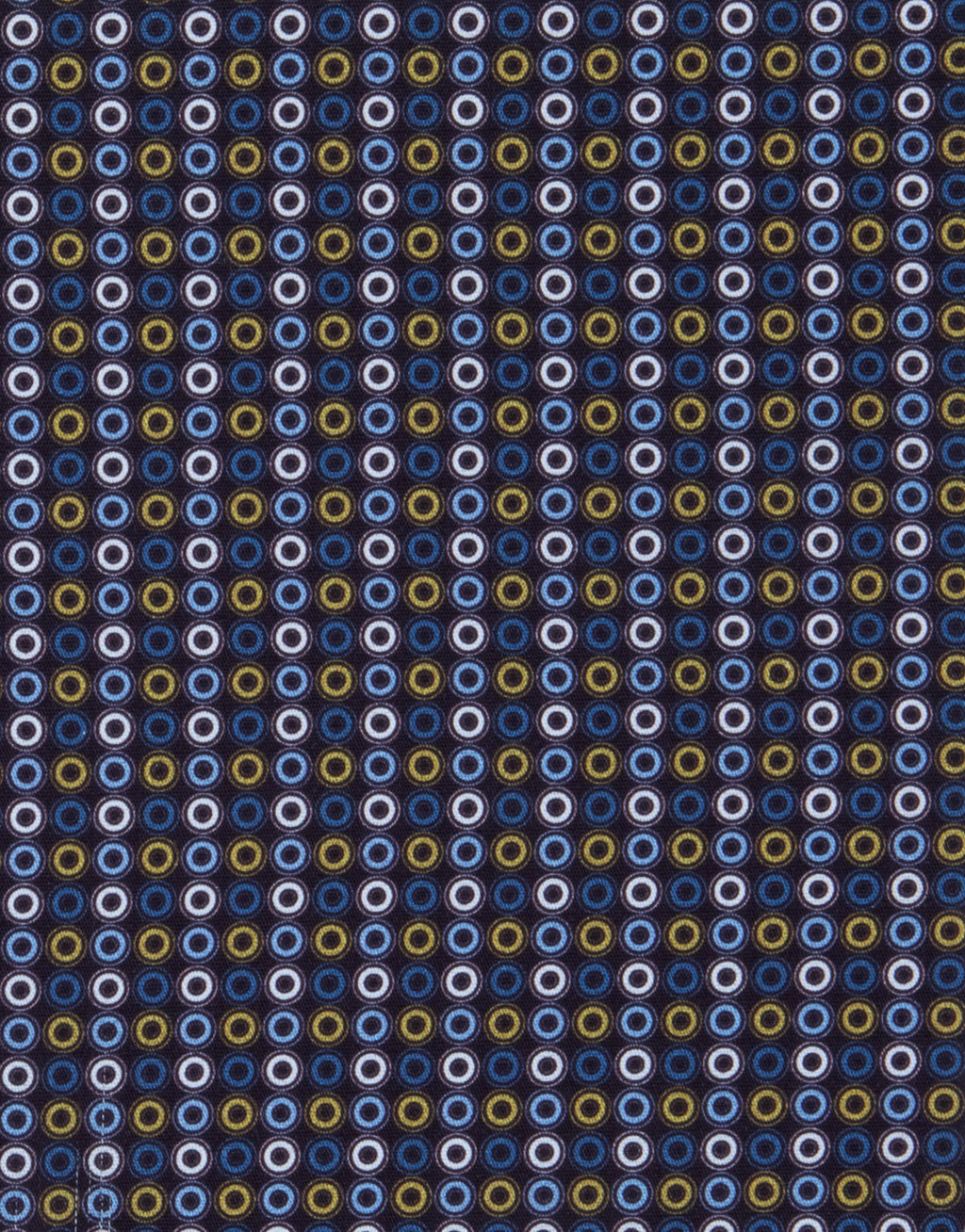 Ohope Black, Gold & Blue Spot Shirt