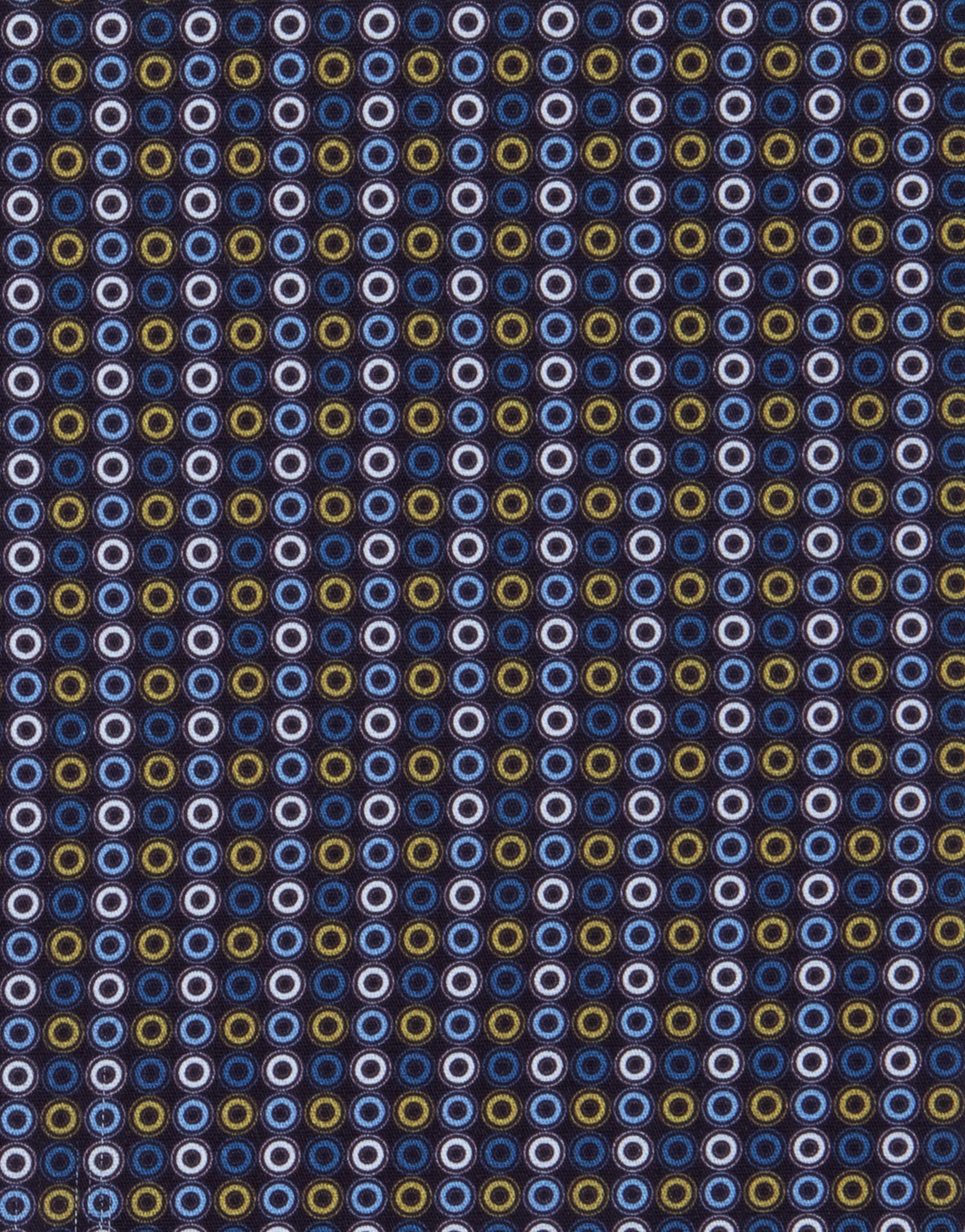 Ohope Black, Gold & Blue Spot Shirt