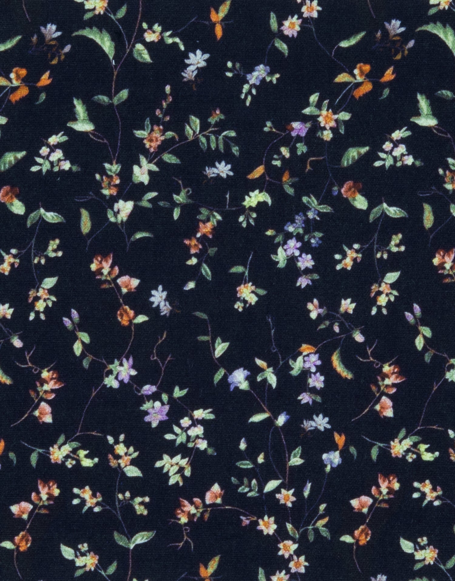 Barbican Black MicroFloral Print Shirt